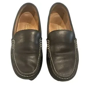 Polo Woodley Loafers Drivers Men’s Shoes Black 9.5 D Slip On Polo Ralph Lauren Woodley Smooth Pull Up Men main image 3